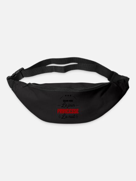 Princesse Grand mère cadeau - Sac banane - noir