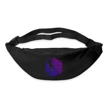 Damen Langlauf Classic Langlauf Skating Langlauf - Gürteltasche - Schwarz - Vorne