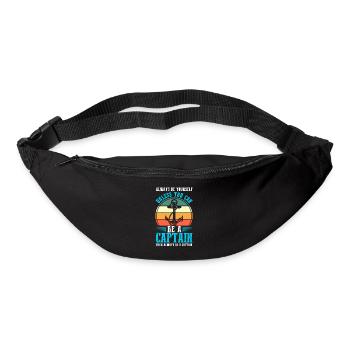 Captain Boat Captains Cadeau - Sac banane - noir - Devant