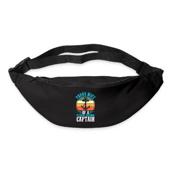 Captain Boat Captains Cadeau - Sac banane - noir - Devant