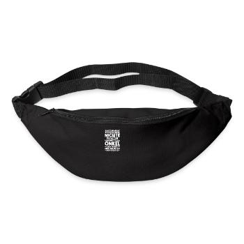 Nichte Onkel Onkels Geschenk - Gürteltasche - Schwarz - Vorne