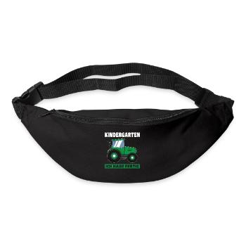 Kindergarten Traktor Kindergartenanfänger Geschenk - Gürteltasche - Schwarz - Vorne