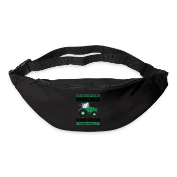 Vorschule Traktor Vorschüler Geschenk - Gürteltasche - Schwarz - Vorne