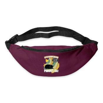 Le chat de Pavlov échec peu connu Psychologie drôle - Sac banane - bordeaux  - Devant