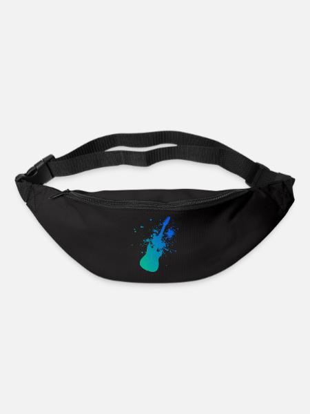 Guitariste Homme Guitare Guitare Femme Guitare Joue - Sac banane - noir