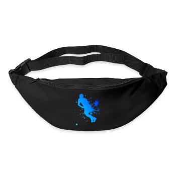 Unihockey Unihockeyspielen Innebandy Damen - Gürteltasche - Schwarz - Vorne