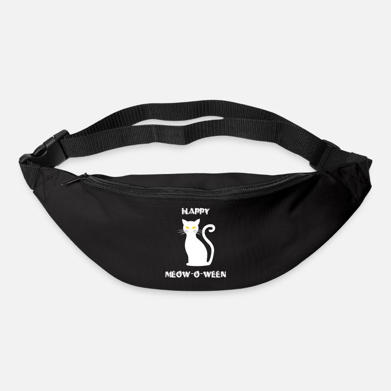HAPPY MEOW-O-WEEN - Gürteltasche - Schwarz