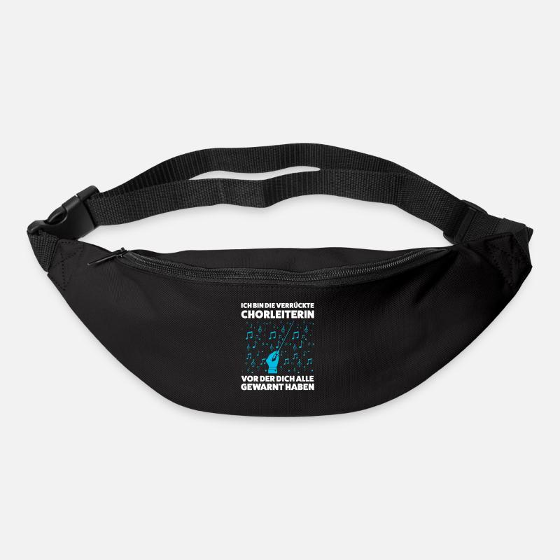 Chorleiterin Beruf Chorleitung Geschenk - Gürteltasche - Schwarz