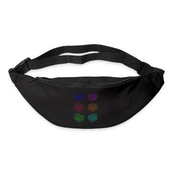 Sun Sticker Blue Turqis - Bum bag - black - Front