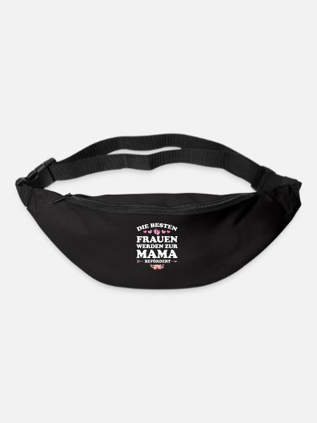Mutter Mama Mütter Geschenk - Gürteltasche - Schwarz