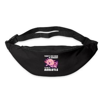 Axolotl Axolotl Tiergeschenk - Gürteltasche - Schwarz - Vorne