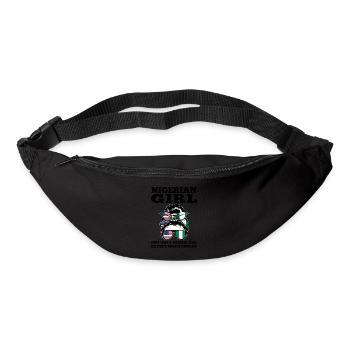 Nigerianer Nigeria Nigerianische Wurzeln Geschenk - Gürteltasche - Schwarz - Vorne