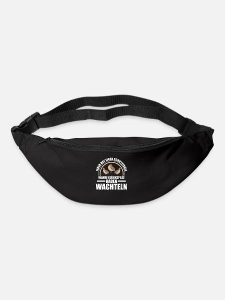Wachtel Züchter Wachtel Halter Geschenk - Gürteltasche - Schwarz