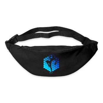 Kickboxing féminin Kickboxer Kickboxing masculin - Sac banane - noir - Devant