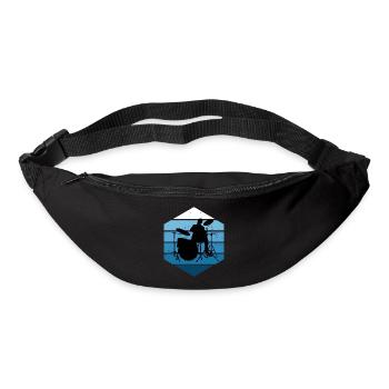 Tambour Femmes Batteur Hommes - Sac banane - noir - Devant