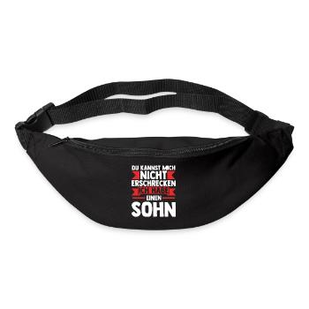 Papa Tochter Söhne Geschenk - Gürteltasche - Schwarz - Vorne