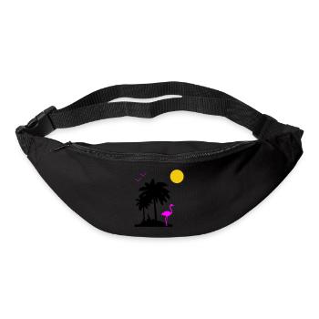 Palmen Paradise - Gürteltasche - Schwarz - Vorne