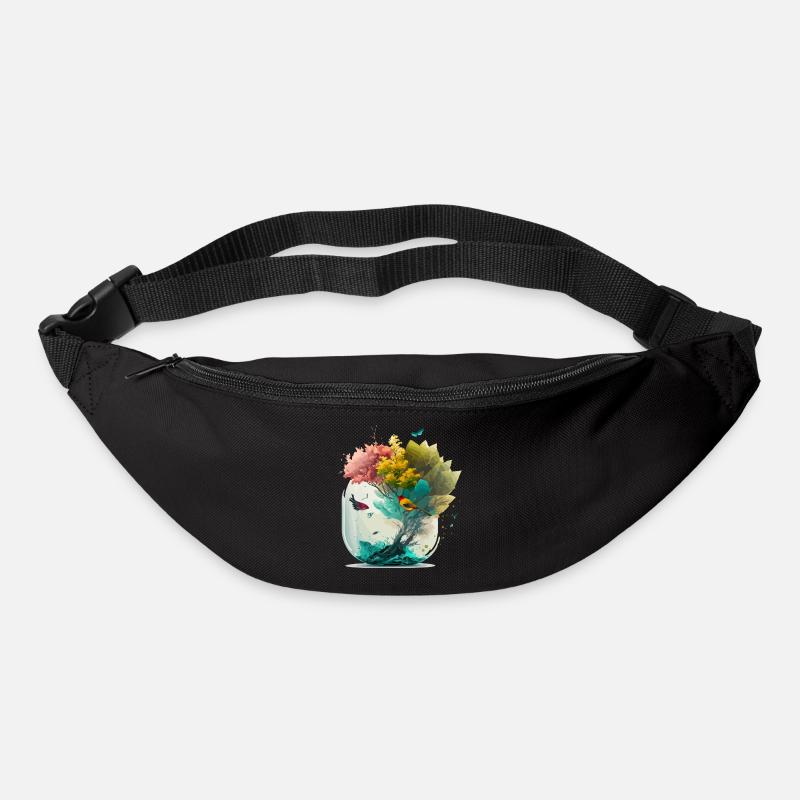 Der Miniaturwald - Gürteltasche - Schwarz