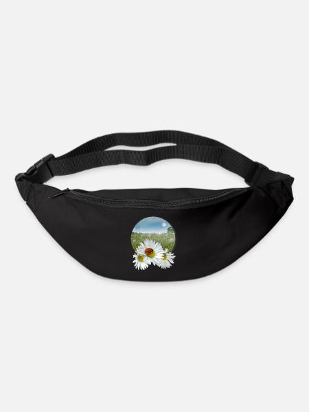 Prairie d’été - Sac banane - noir