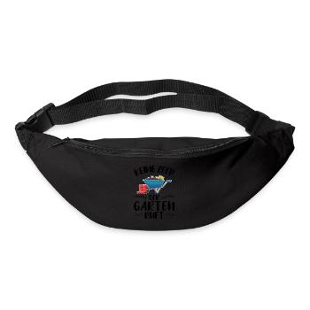 Garten Pflanze Gartenbau Geschenk - Gürteltasche - Schwarz - Vorne