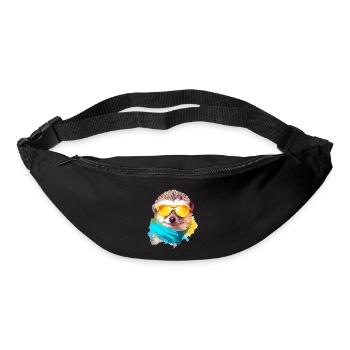 Piky l'hérisson - Sac banane - noir - Devant