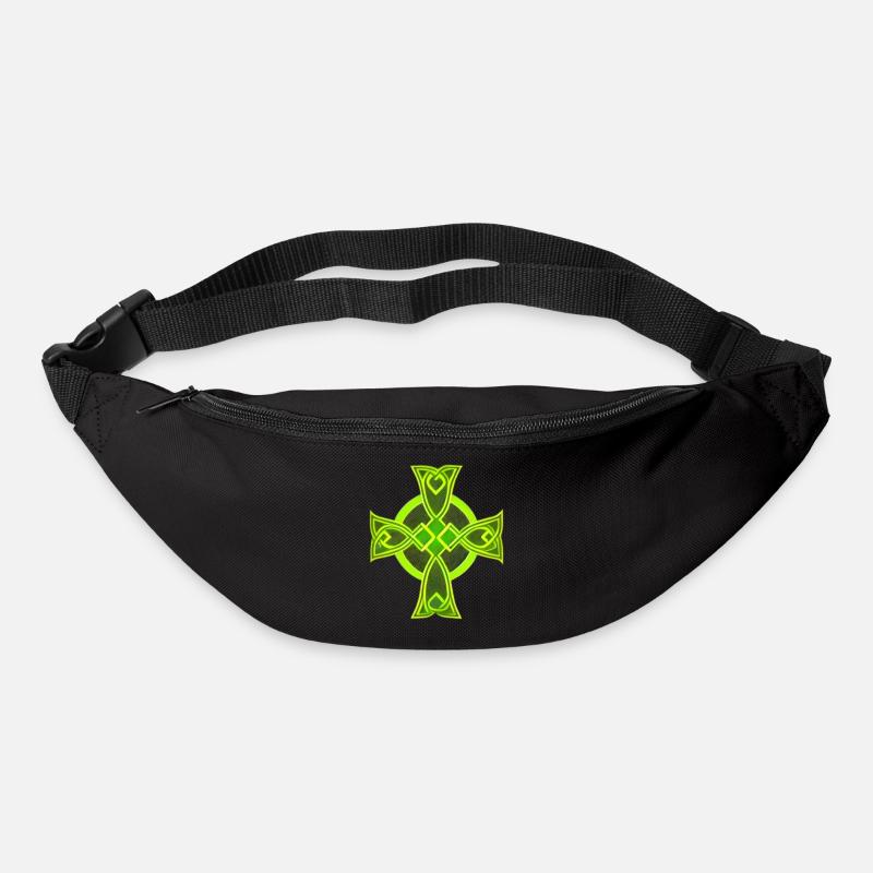 Keltisches Kreuz - Gürteltasche - Schwarz