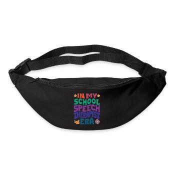 À l’époque de l’orthophoniste à l’école - Sac banane - noir - Devant