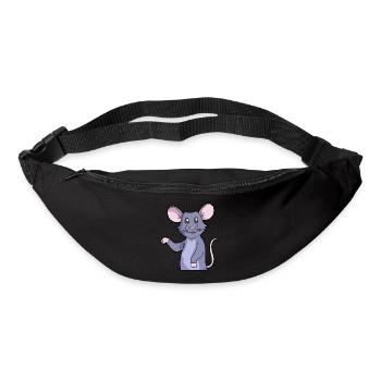 Ratte Haustier | Nagetiere Tiere Ratten Geschenke - Gürteltasche - Schwarz - Vorne