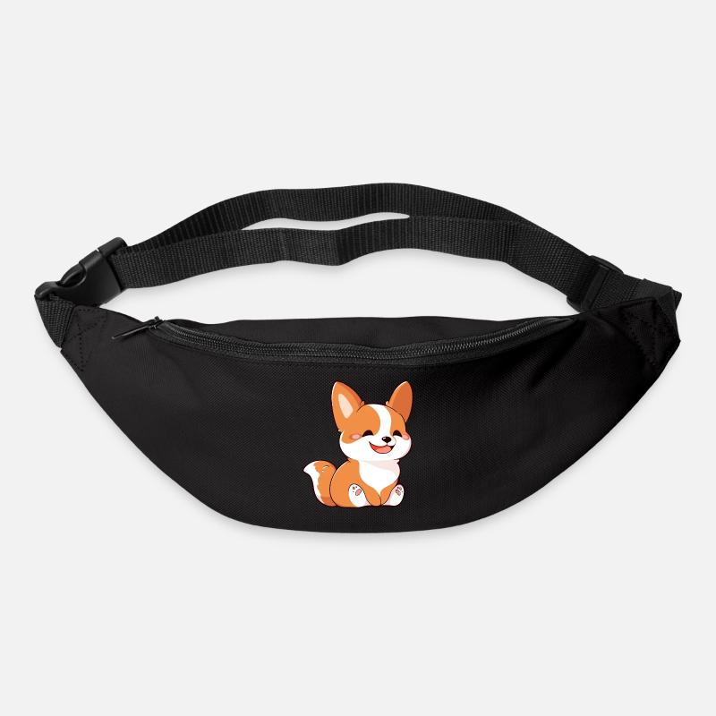 Quoi de neuf Corgi - Sac banane - noir