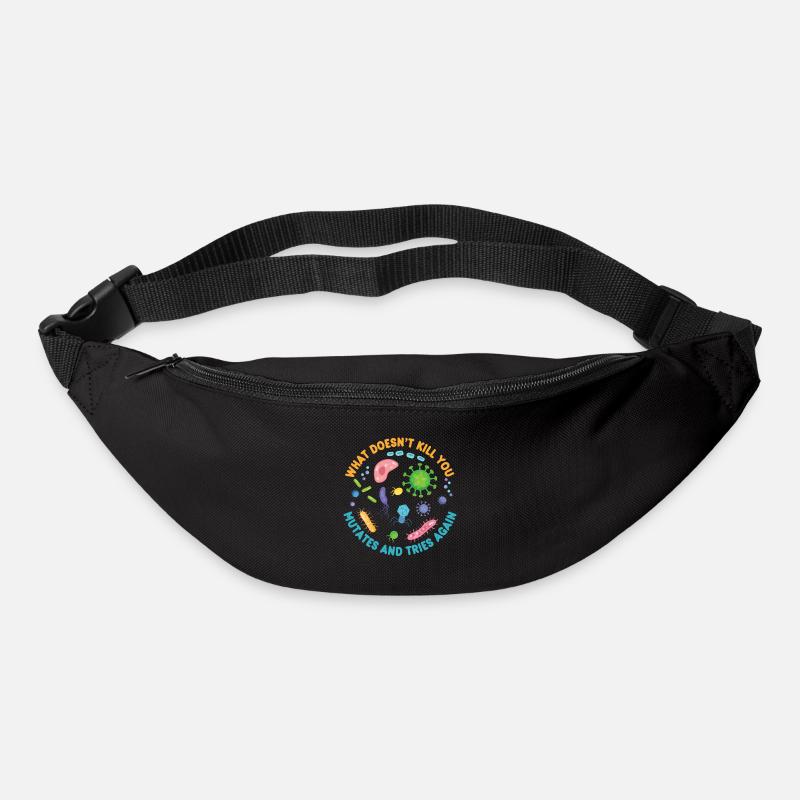 Was dich nicht umbringt, mutiert und versucht es noch einmal - Gürteltasche - Schwarz