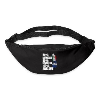 Basketball & Tacos Baseball Tacos Geschenk - Gürteltasche - Schwarz - Vorne