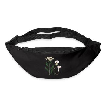 Schafgarbe - Gürteltasche - Schwarz - Vorne