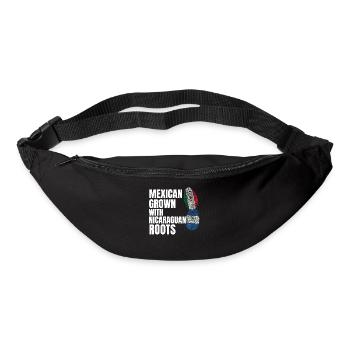 Basketball & Tacos Baseball Tacos Geschenk - Gürteltasche - Schwarz - Vorne