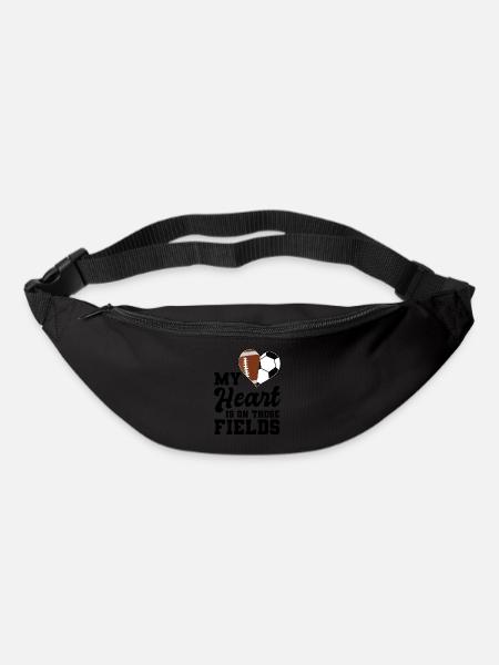 baller fussball baller Geschenk - Gürteltasche - Schwarz