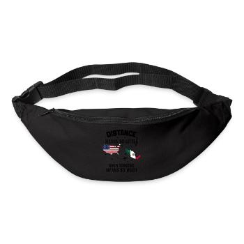 Distance Means So Little When Someone Means Much - Bum bag - black - Front