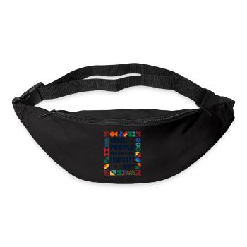 Les gens cool sont nés le 29 février - Sac banane - noir - Devant