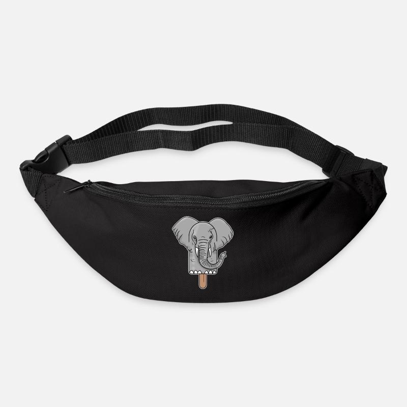 Elephant Head Popsicle - Bum bag - black