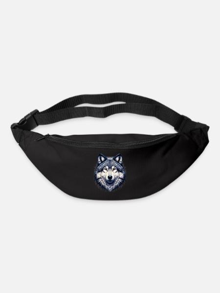 Wolf - Gürteltasche - Schwarz