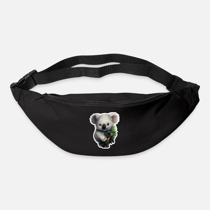 Koala süß - Gürteltasche - Schwarz