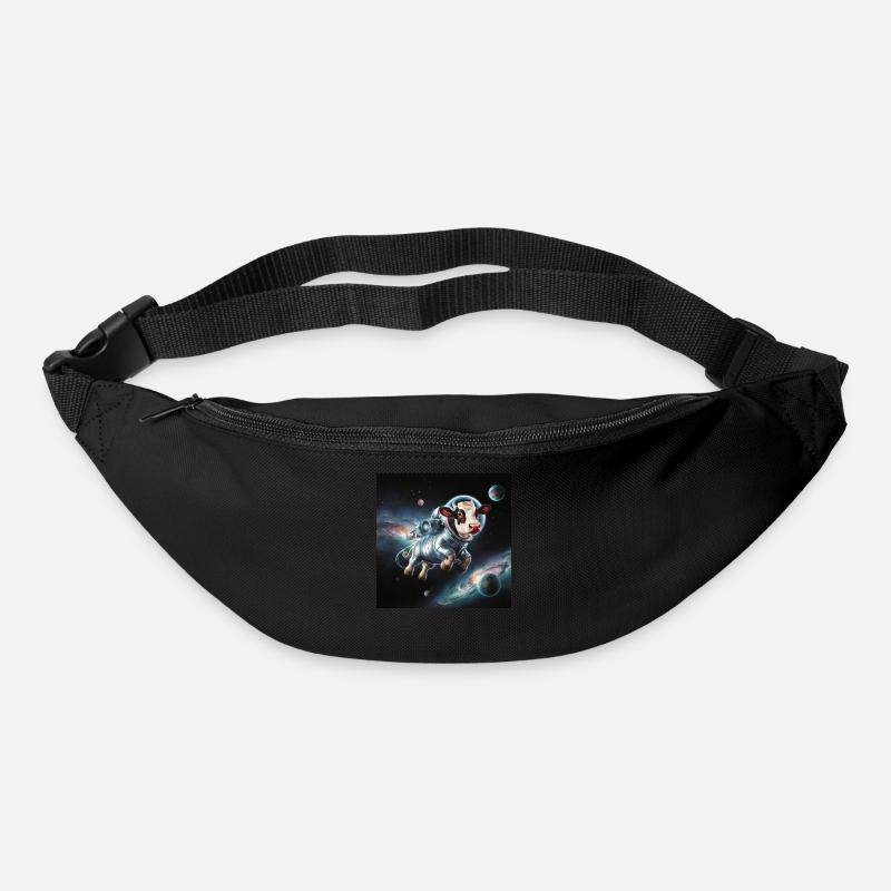 Space Cow 2 - Gürteltasche - Schwarz