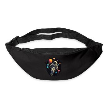 Astronaut in space - Bum bag - black - Front