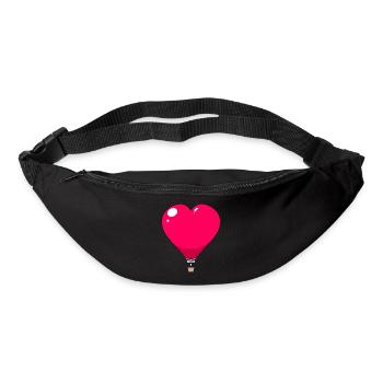 Vol en montgolfière Sky I Gift - Sac banane - noir - Devant