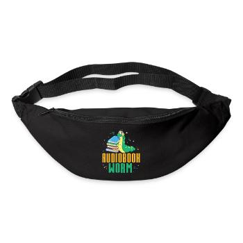 Ears Always Open: Proud Audiobook Worm - Bum bag - black - Front