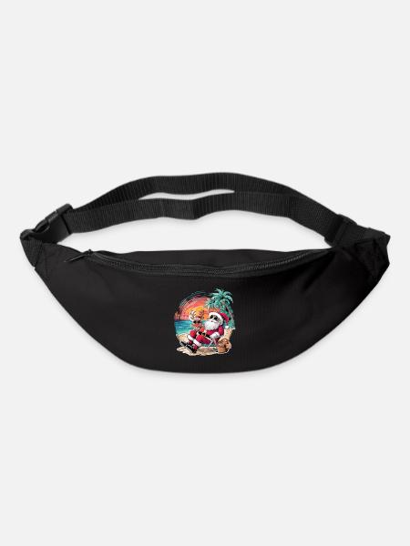 Weihnachten im Juli - Gürteltasche - Schwarz