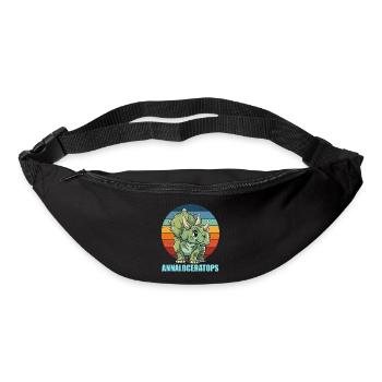 Annaloceratops Anna Triceratops - Gürteltasche - Schwarz - Vorne