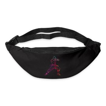 Oldschool Kickboxer - Bum bag - black - Front