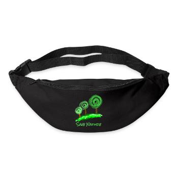 Trees Abstract - Bum bag - black - Front