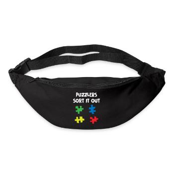 Les casse-tête s’en sortent - Sac banane - noir - Devant