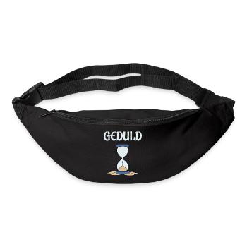 Geduld am Ende - Gürteltasche - Schwarz - Vorne