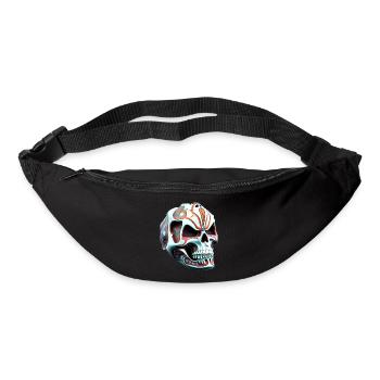 Schädel Nr. 1 - Gürteltasche - Schwarz - Vorne